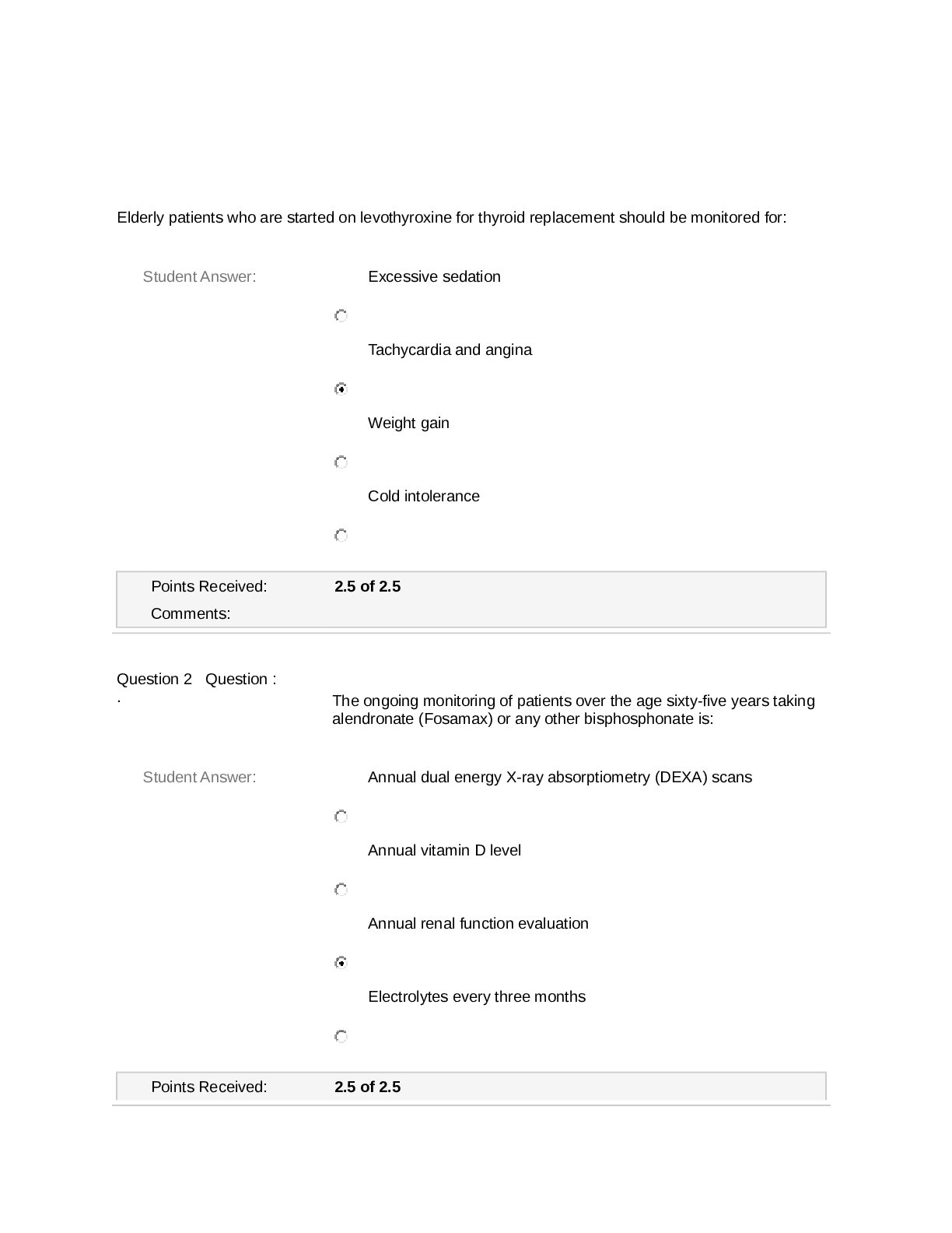 Preview of NSG 6005 / NSG6005 PHARM WEEK 7 QUIZ LATEST (2021) GRADED A